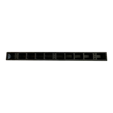 Gumowy ogranicznik parkingowy, 1650 mm x 150 x 100 mm - Trafiki