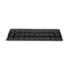 Najazd klinowy gumowy 1000 mm x 250 mm x 40 mm żółto czarny - Trafiki