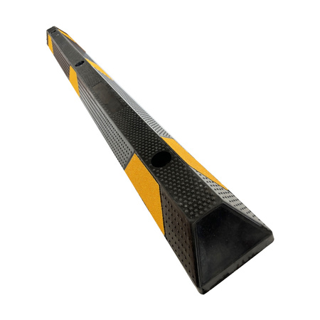 Gumowy ogranicznik parkingowy, 1650 mm x 150 x 100 mm - Trafiki