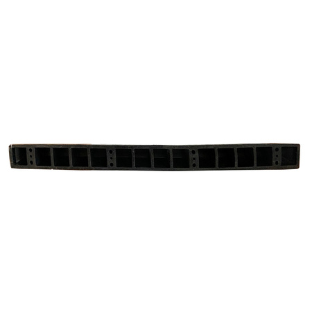 Gumowy ogranicznik parkingowy - 2000 mm x 150 mm x 100 mm - Trafiki