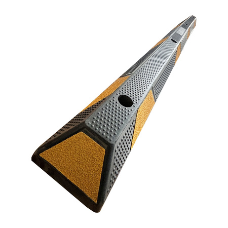 Gumowy ogranicznik parkingowy - 2000 mm x 150 mm x 100 mm - Trafiki