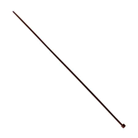 Opaski do kabli brązowe UV 3,6x370 mm – Trafiki