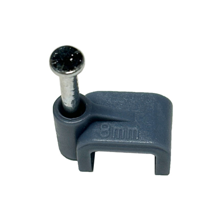 Uchwyt do montażu kabli FLAT 8 mm szary – Trafiki