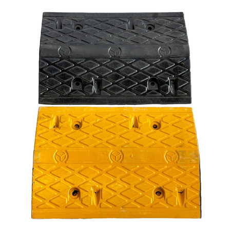 Próg drogowy podrzutowy, element środkowy 500x350x50 mm – Trafiki