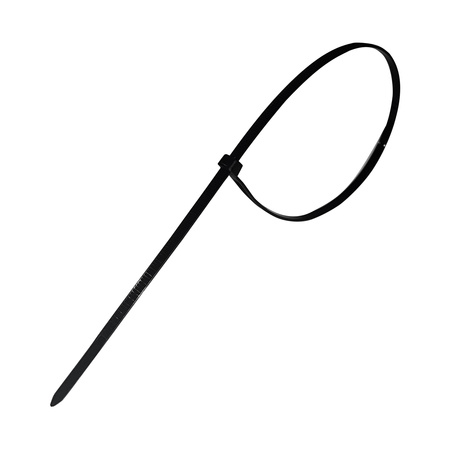Opaski do kabli czarne UV 4,8x430 mm – Trafiki