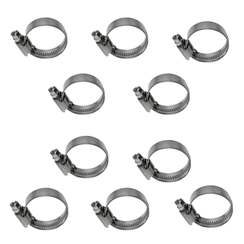 Komplet opasek ślimakowych typ W2 (10 szt.) Ø20-32 mm, szer.12 mm - Trafiki