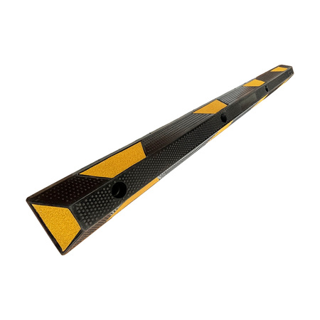 Gumowy ogranicznik parkingowy - 1830 mm x 150 mm x 100 mm - Trafiki