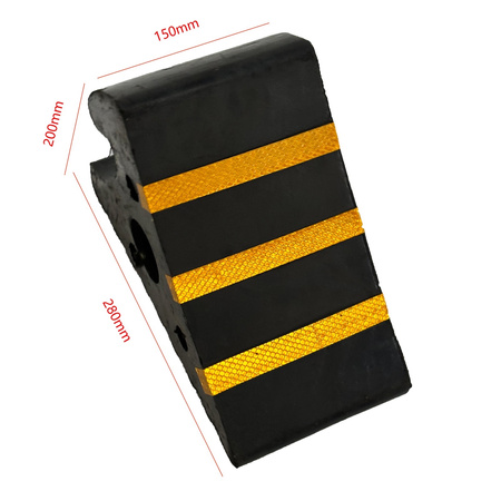 Klin gumowy 280x150x200 mm – Trafiki