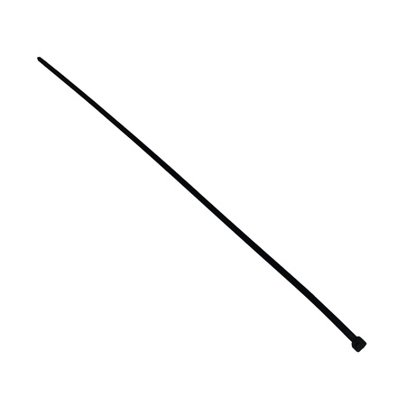 Opaski do kabli czarne UV 9,0x750 mm – Trafiki