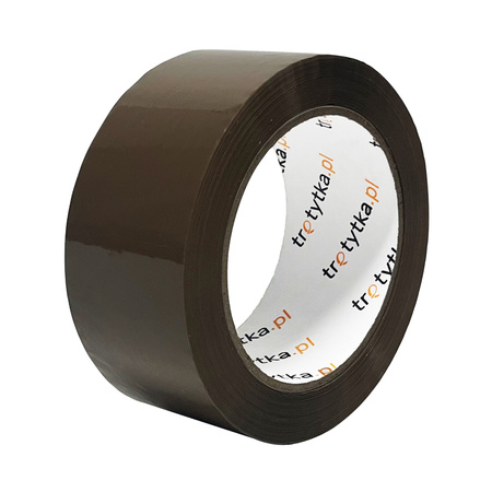 Taśma pakowa brązowa 48mm x 100m – zestaw 6 sztuk – Trafiki