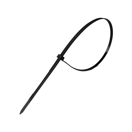 Opaski do kabli czarne UV 9,0x700 mm – Trafiki