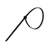 Opaski do kabli czarne UV 4,8x380 mm – Trafiki