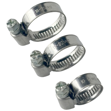 Opaska ślimakowa W2 Ø10-16 mm, szer.9 mm – Trafiki