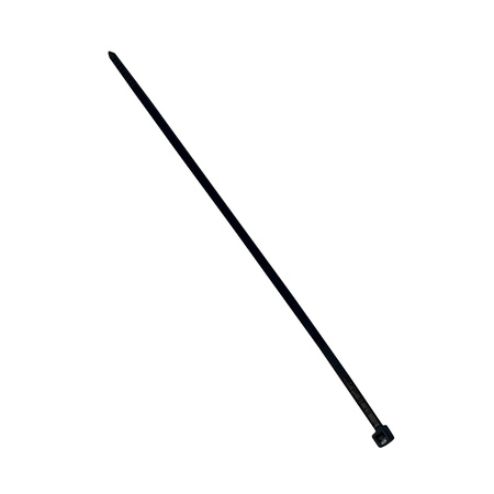 Opaski do kabli czarne UV 3,6x200 mm – Trafiki