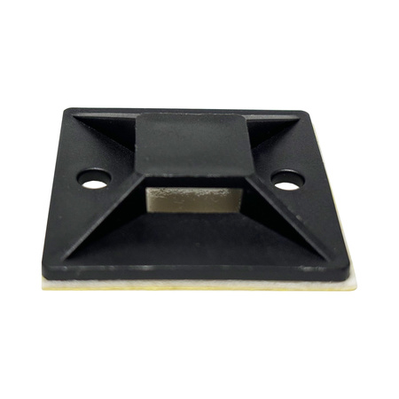 Mocowanie samoprzylepne do opasek zaciskowych, 1 szt. w kolorze czarnym, 1 szt. - 40x40 mm - Tretytka