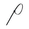 Opaski do kabli czarne UV 2,5x200 mm – Trafiki