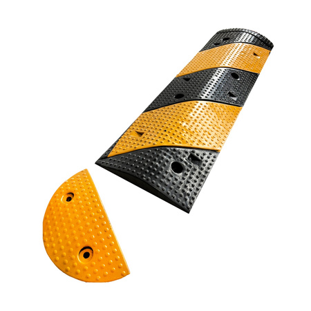 Próg drogowy podrzutowy, element środkowy 1000x300x50 mm – Trafiki