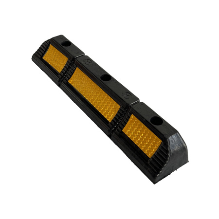 Zestaw Odbojnik parkingowy gumowy 600mm x 120mm x 100mm 2szt - Trafiki