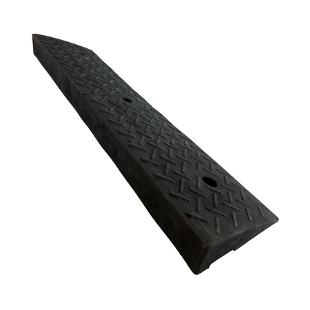Najazd gumowy typu klin - 1000 mm x 250 mm x 80 mm - Trafiki