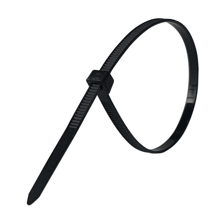 Opaski do kabli czarne UV 7,6x370 mm – Trafiki