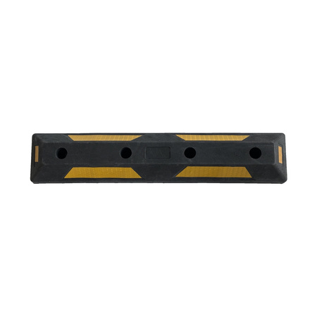 Gumowy ogranicznik parkingowy - 750 mm x 150 mm x 100 mm + Trafiki