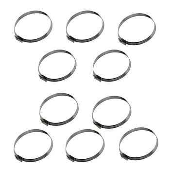 Komplet opasek ślimakowych typ W2 (10 szt.) Ø80-100 mm, szer.12 mm - Trafiki