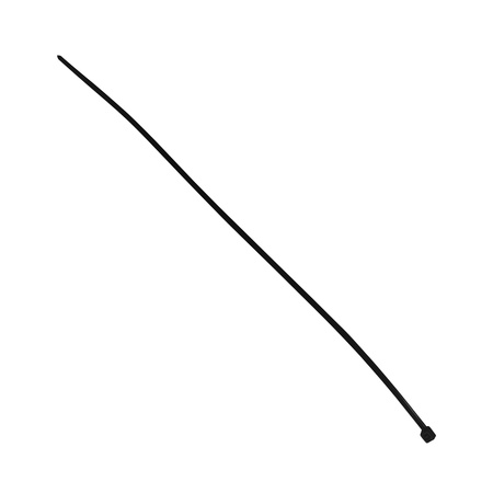 Opaski do kabli czarne UV 3,6x370 mm – Trafiki