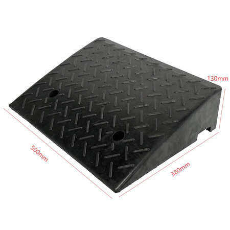Najazd klinowy gumowy 500x380x130 mm – Trafiki