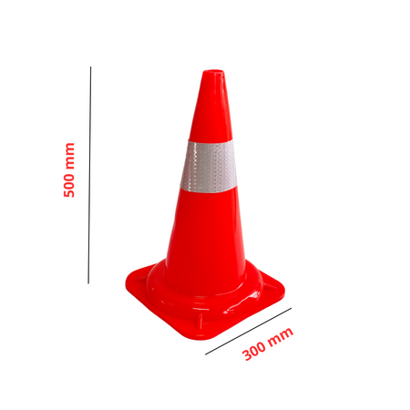Pachołek ostrzegawczy miękki 500 mm (50 cm) – Trafiki