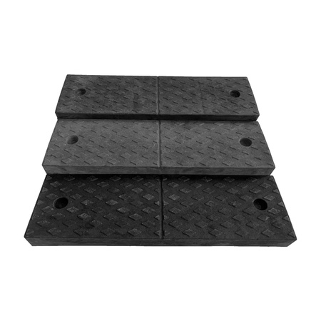 Najazd gumowy typu klin - 500 mm x 150 mm x 30 mm - Trafiki