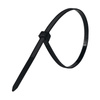 Opaski do kabli czarne UV 7,6x370 mm – Trafiki