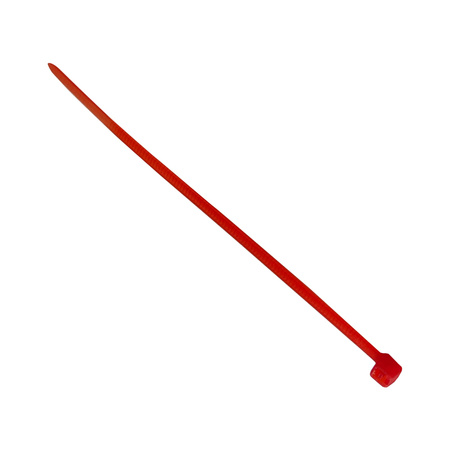 Opaski do kabli czerwone UV 2,5x100 mm – Trafiki