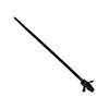 Opaski do kabli PUSH-MOUNT czarne 2,5x100 mm – Trafiki