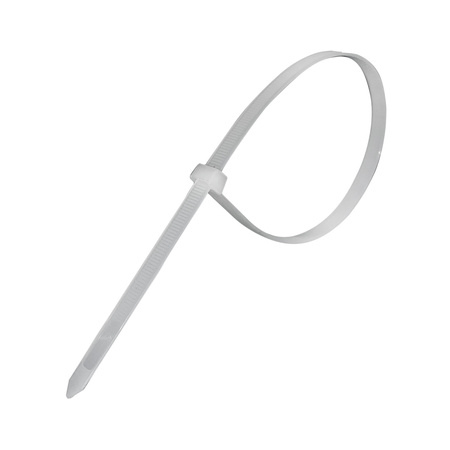 Opaski do kabli białe UV 7,6x370 mm – Trafiki