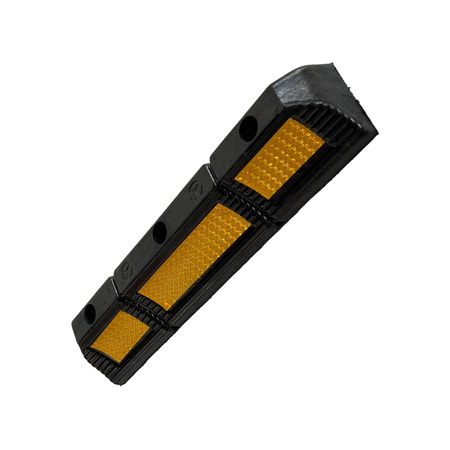 Zestaw Odbojnik parkingowy gumowy 600mm x 120mm x 100mm 2szt - Trafiki