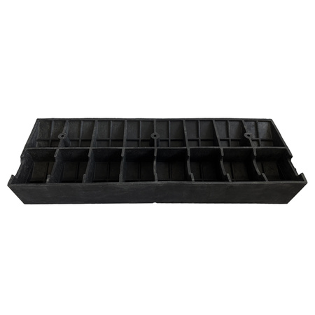 Najazd gumowy typu klin - 1000 mm x 350 mm x 140 mm - Trafiki
