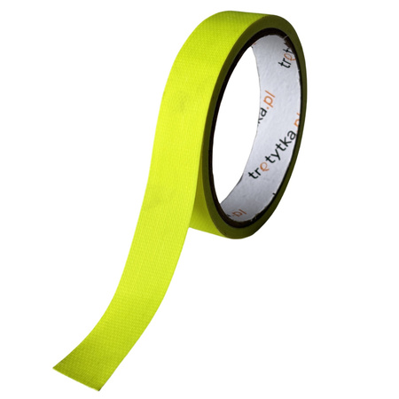 Taśma UV fluorescencyjna, 20 mm x 5 m, kolor żółty - Trafiki