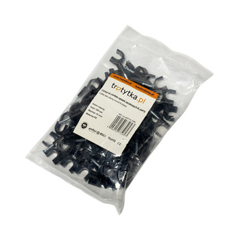 Uchwyt do montażu kabli K 10 mm czarny – Trafiki