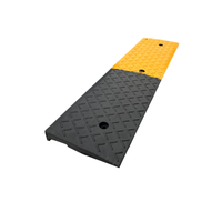 Najazd klinowy gumowy 1000 mm x 250 mm x 40 mm żółto czarny - Trafiki