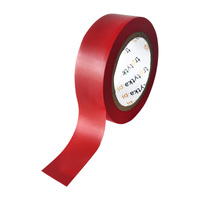 Taśma izolacyjna PVC czerwona 18mm x 10m – Trafiki