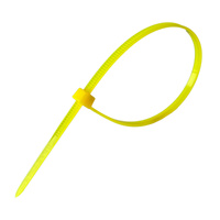 Opaski do kabli żółte UV 3,6x200 mm – Trafiki