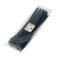 Opaski do kabli wielokrotnego użytku czarne UV 7,4x400 mm – Trafiki