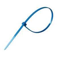 Opaski do kabli niebieskie UV 3,6x250 mm – Trafiki
