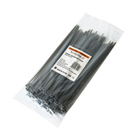 Opaski do kabli szare UV 3,6x200 mm – Trafiki