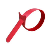 Zestaw opasek zaciskowych na rzep Magic (8 szt.) 12x150 mm, CZERWONA - Trafiki