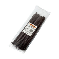 Opaski do kabli brązowe UV 3,6x250 mm – Trafiki