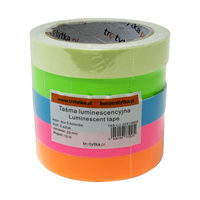 Taśma luminescencyjna MIX 5 kolorów 20mm x 10m – Trafiki