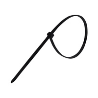 Opaski do kabli czarne UV 4,8x380 mm – Trafiki