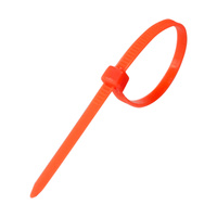 Opaski do kabli pomarańczowe UV 2,5x100 mm – Trafiki