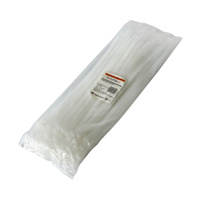 Opaski do kabli wielokrotnego użytku białe UV 7,4x350 mm – Trafiki